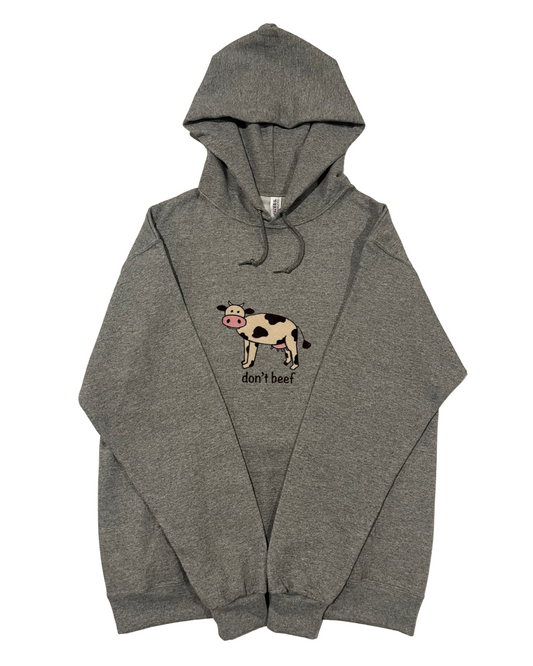 Cow "Don't Beef" Hoodie