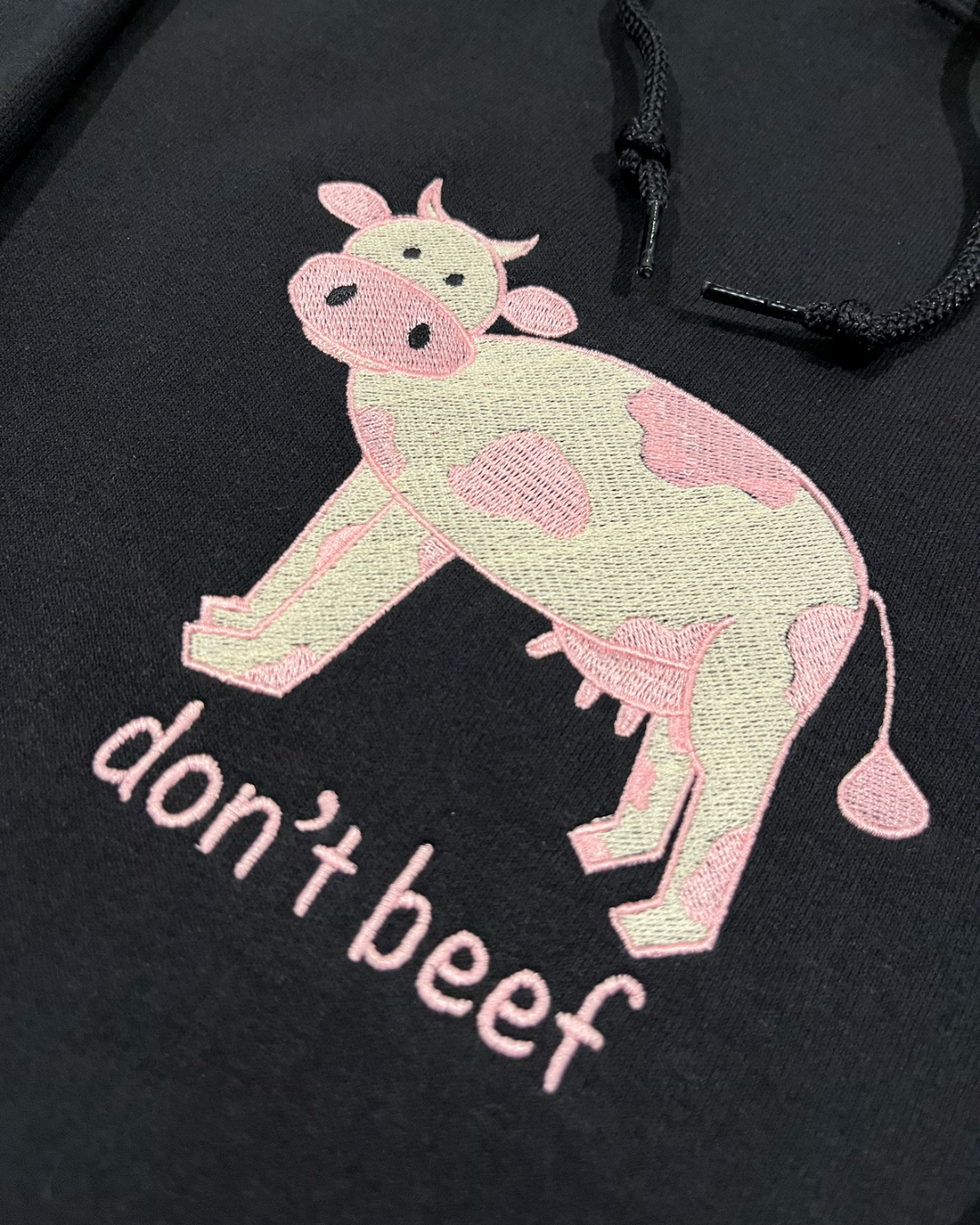 Cow "Don't Beef" Hoodie