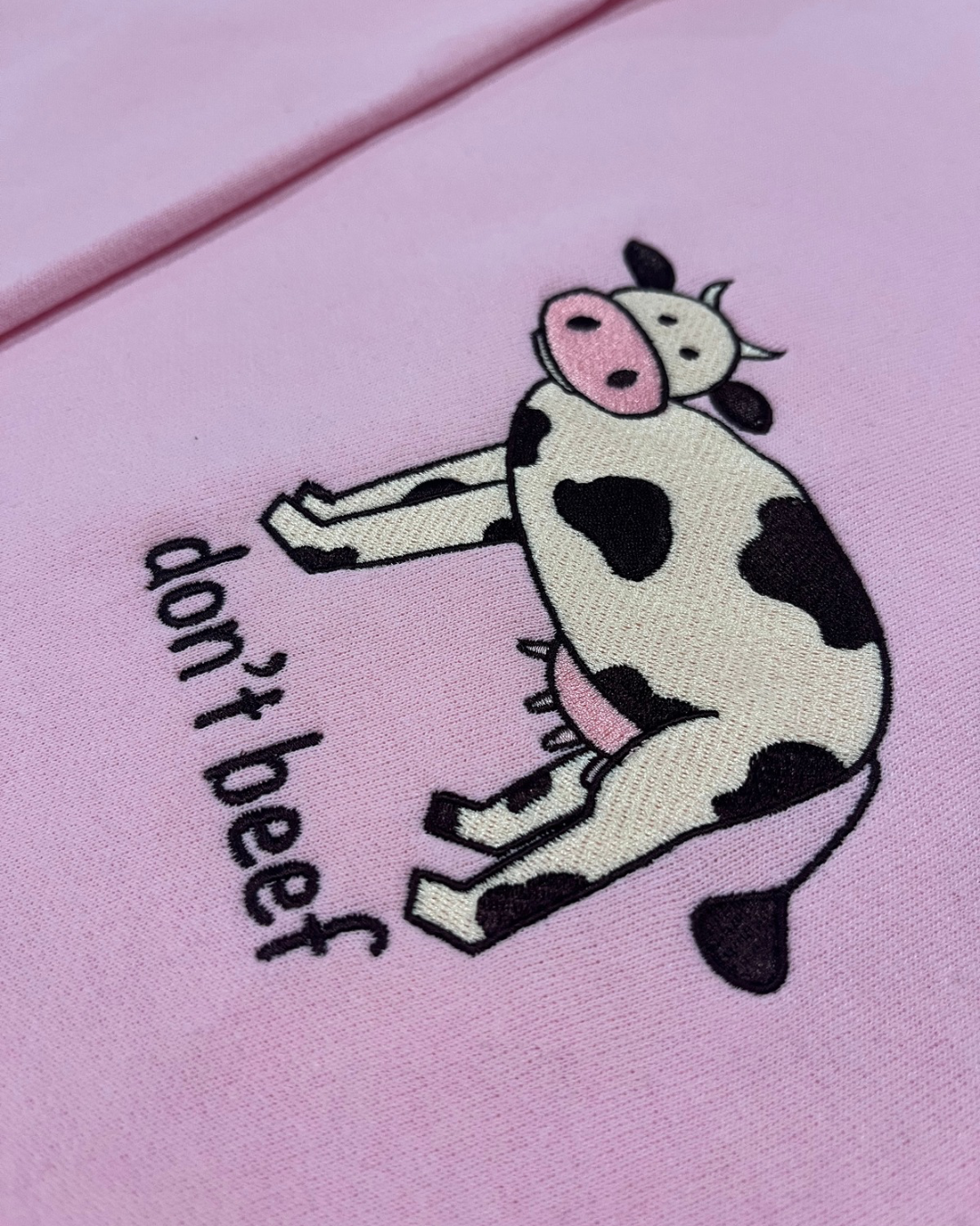 Cow "Don't Beef" Hoodie