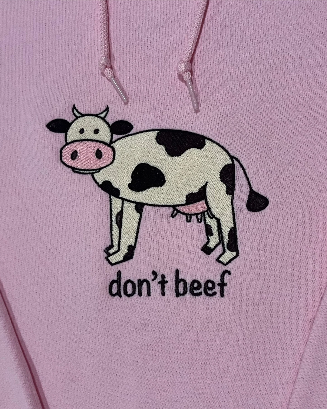 Cow "Don't Beef" Hoodie