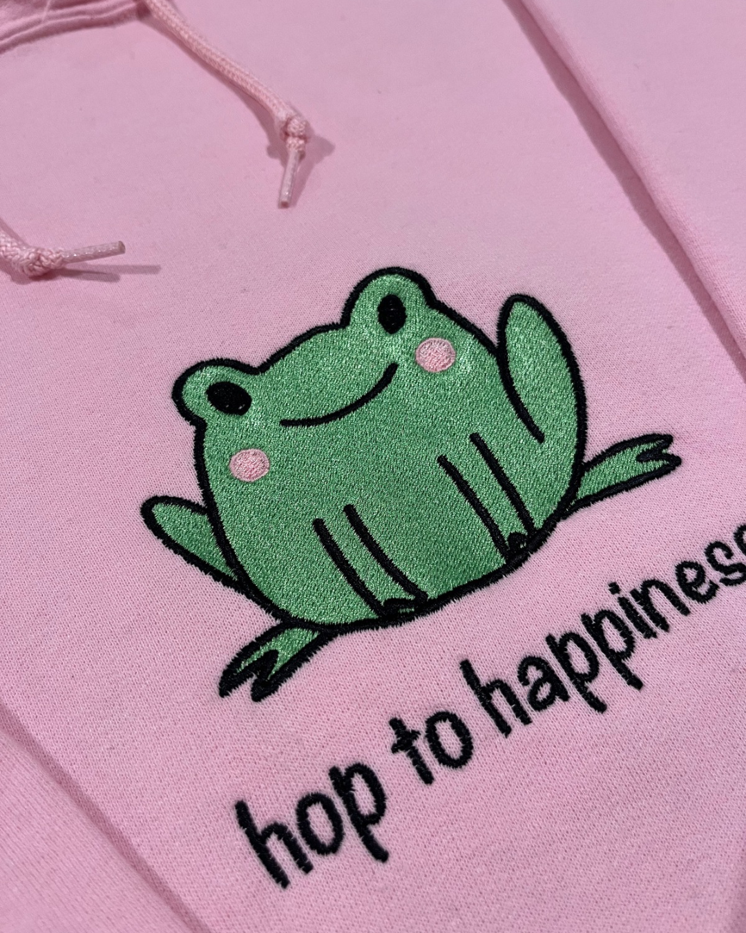 Frog "Hop to Happiness" Hoodie