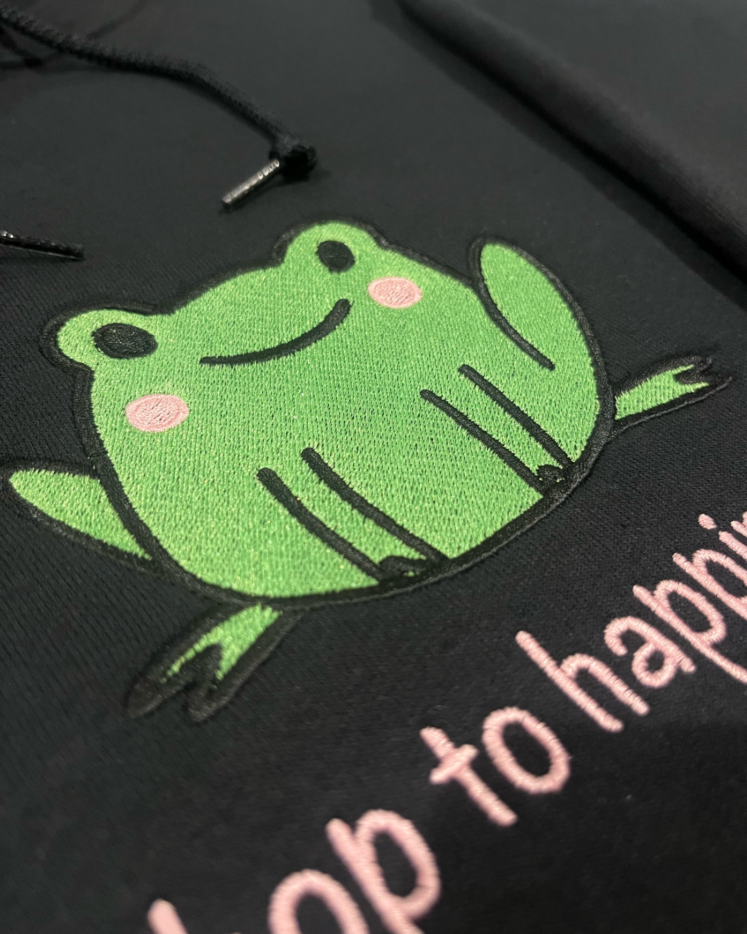 Frog "Hop to Happiness" Hoodie